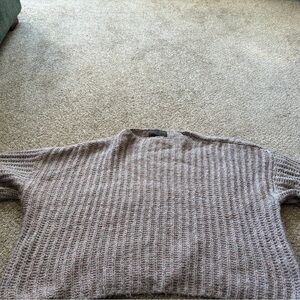 Cozy Knit Women's Sweater - Gray